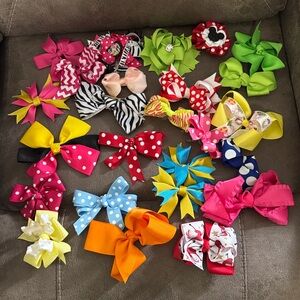 Colorful Hair Bow Collection